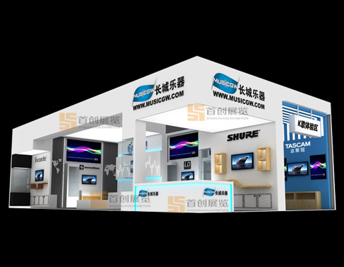 長城樂器  展會裝修設(shè)計(jì)